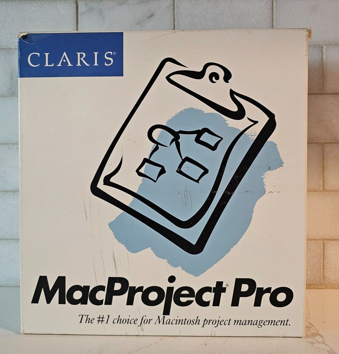 RARE VTG Claris MacProject Pro Project Management Software Macintosh 3.5" Disks