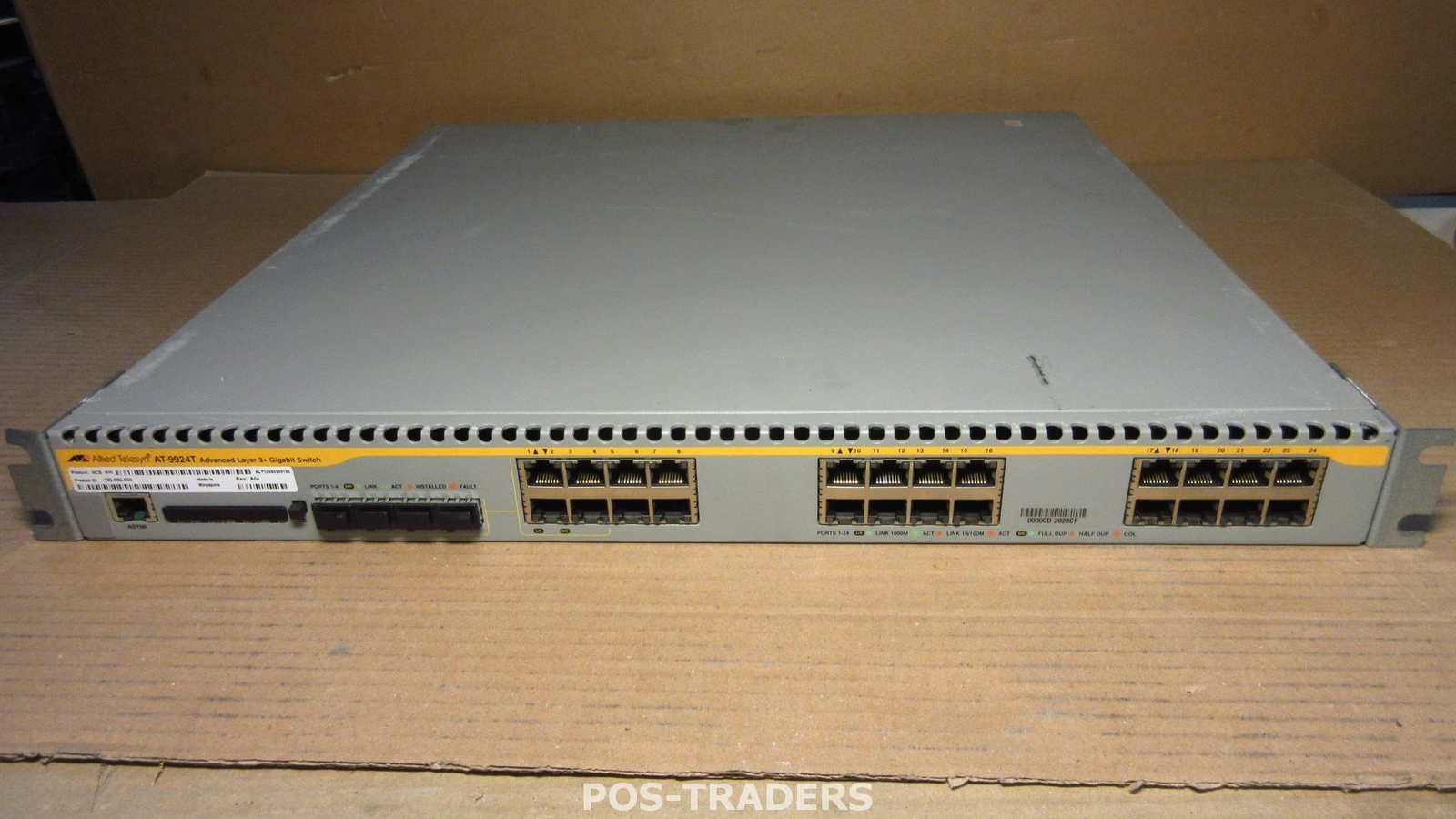 Allied Telesyn AT-9924T-EMC-20 24P Advanced Layer 3+ Gigabit Switch 4x SFP Port