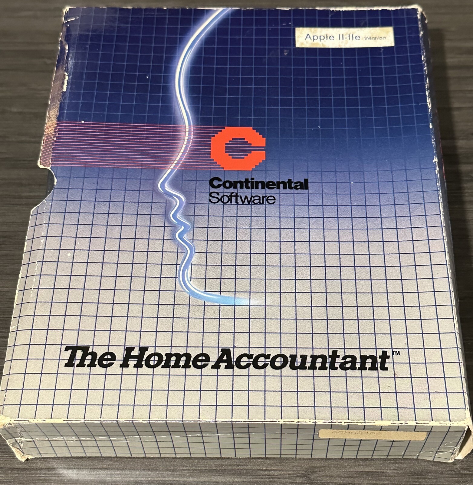 Continental Software The Home Accountant software Apple II IIe 2 CIB
