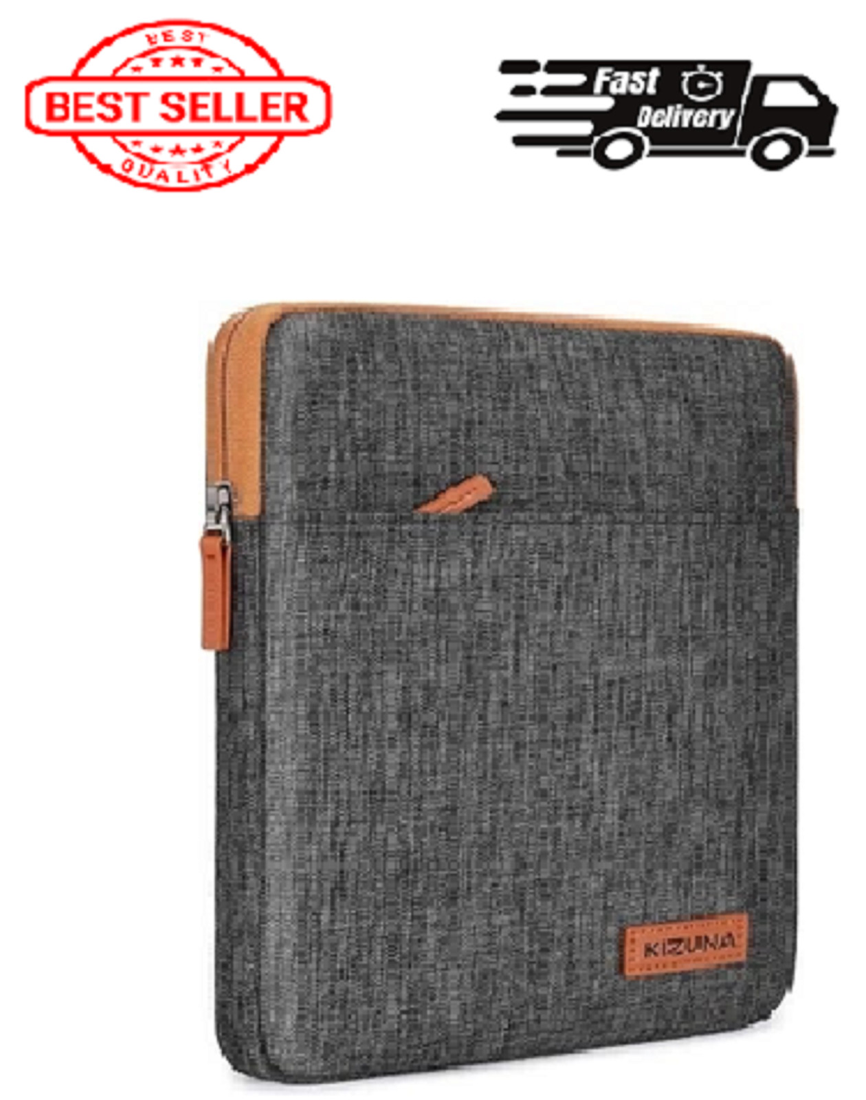 Shockproof Water-Resistant Sleeve Bag for 7.9" Tablets/iPad mini 4 - Brown Case