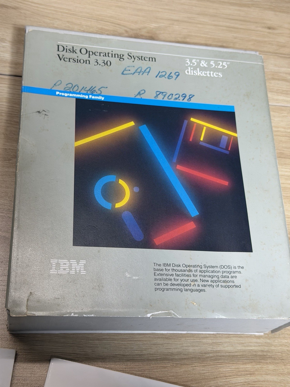 IBM Disk Operating System Version  3.30 W/Binder 1987 First Edition Vintage