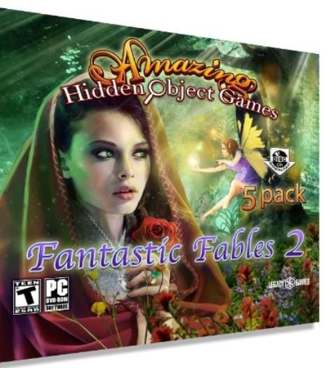 Amazing Hidden Object Games: Fantastic Fables 2 PC DVD adventure puzzle pictures