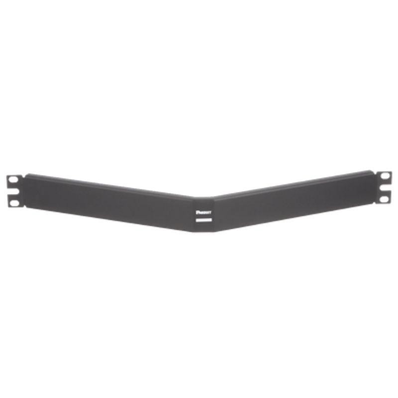 Panduit CPAF2BLY 2U Angled Rack Filler Blank Panel 19" Black Steel