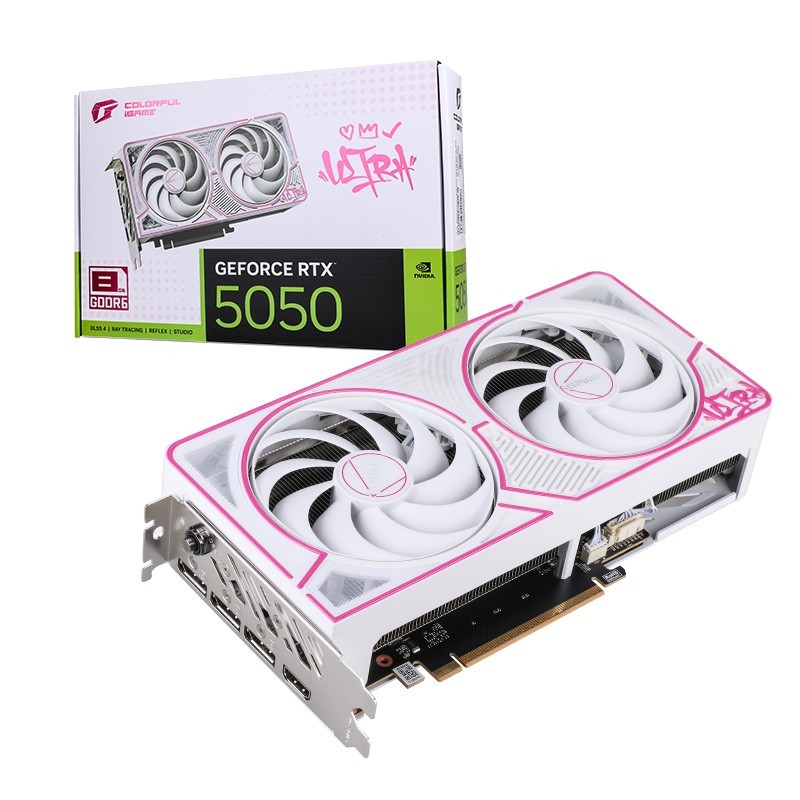 NEW Colorful iGame GeForce RTX 5050 Ultra W DUO OC 8GB GDDR6 Graphics card