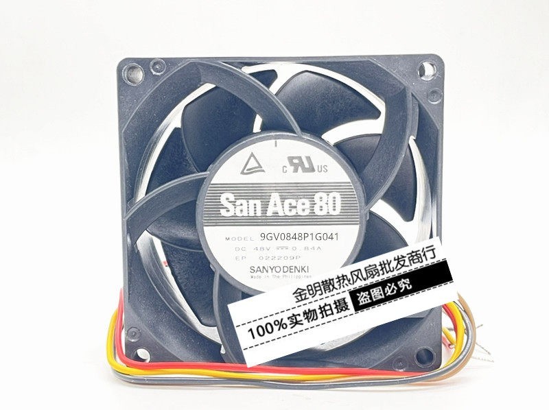1PCS Sanyo 8038 9GV0848P1G041 48V 0.84A Danfoss Inverter Cooling Fan