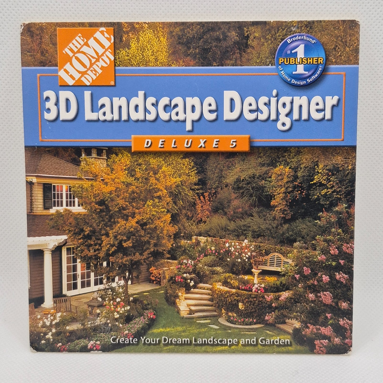 VINTAGE 2003 Broderbund 3D Home Landscape Designer Deluxe 5 PC CD Software Desig