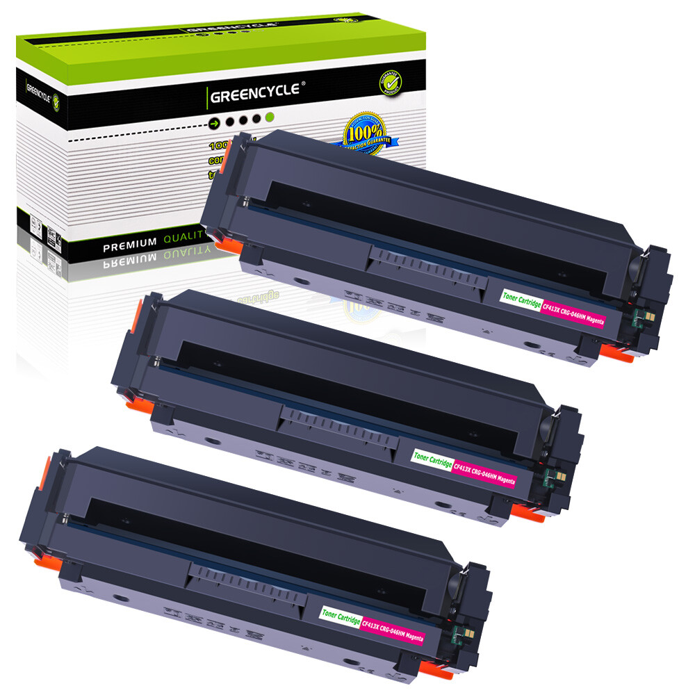 3PK CF413X MG Toner Cartridge Fits For HP LaserJet Pro MFP M377dw M477dw M477fdn