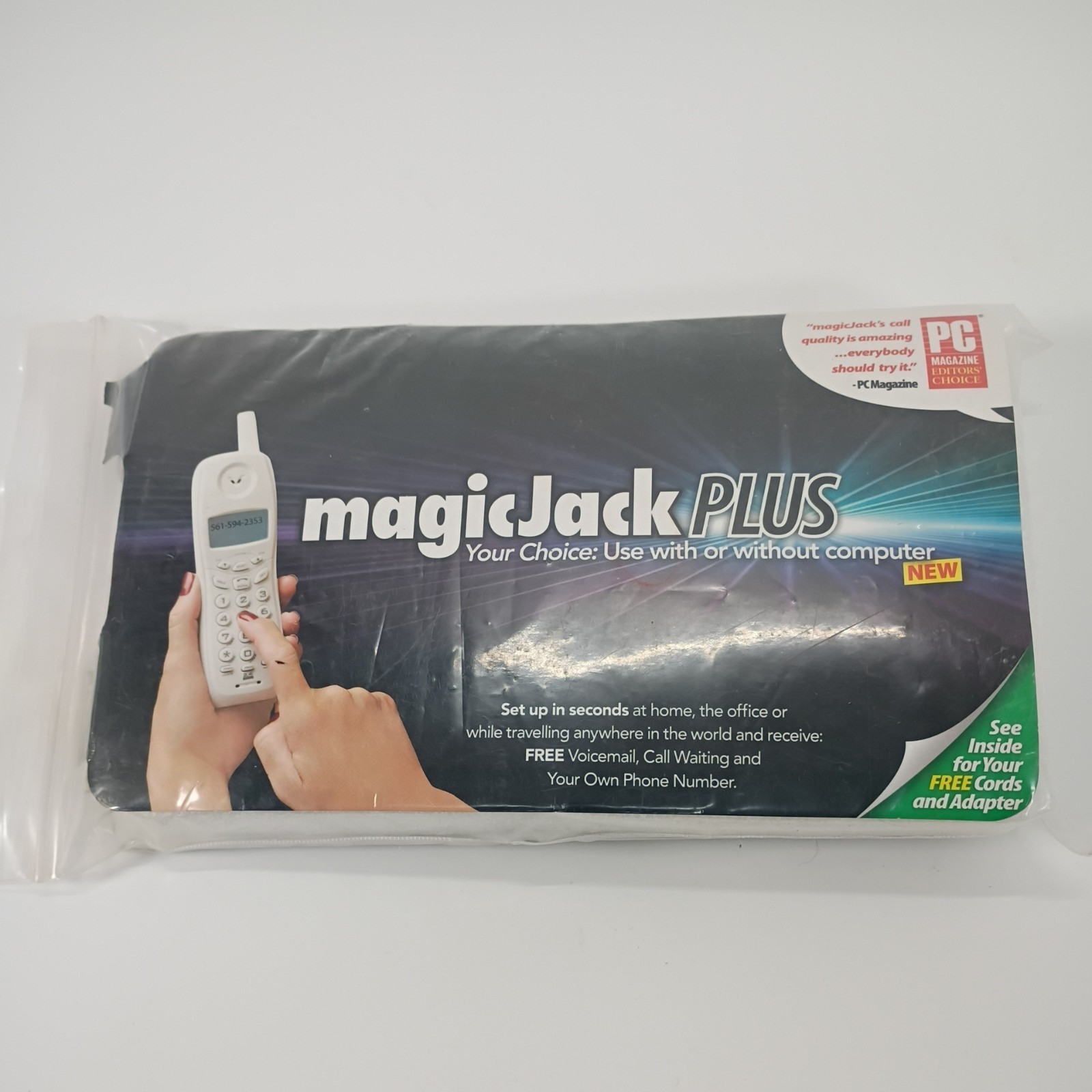 Brand NEW magicJack PLUS VoIP Home Phone Adapter Model S1013 USB 
