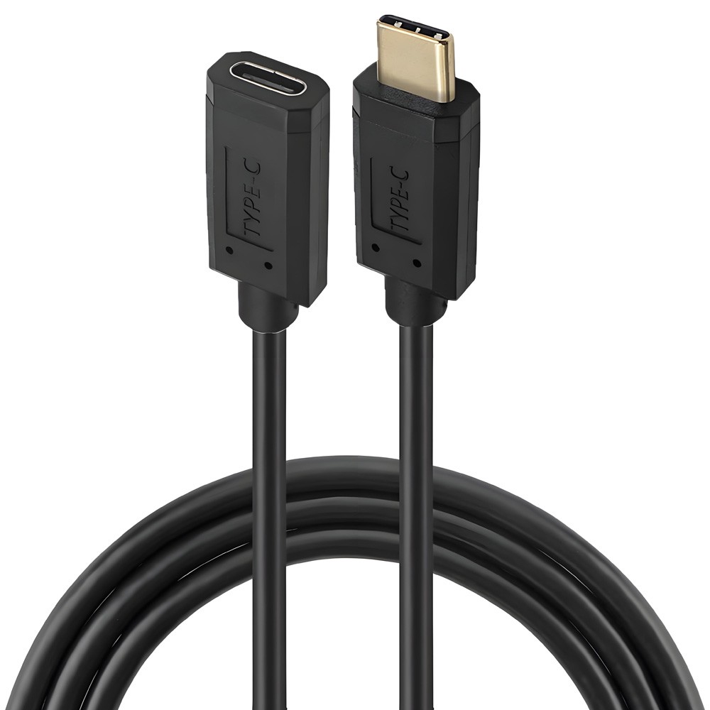 USB 3.1 TypeC Extension Cable USB-C Male to Female Charging 10Gbps Cord 0.3~1.8m