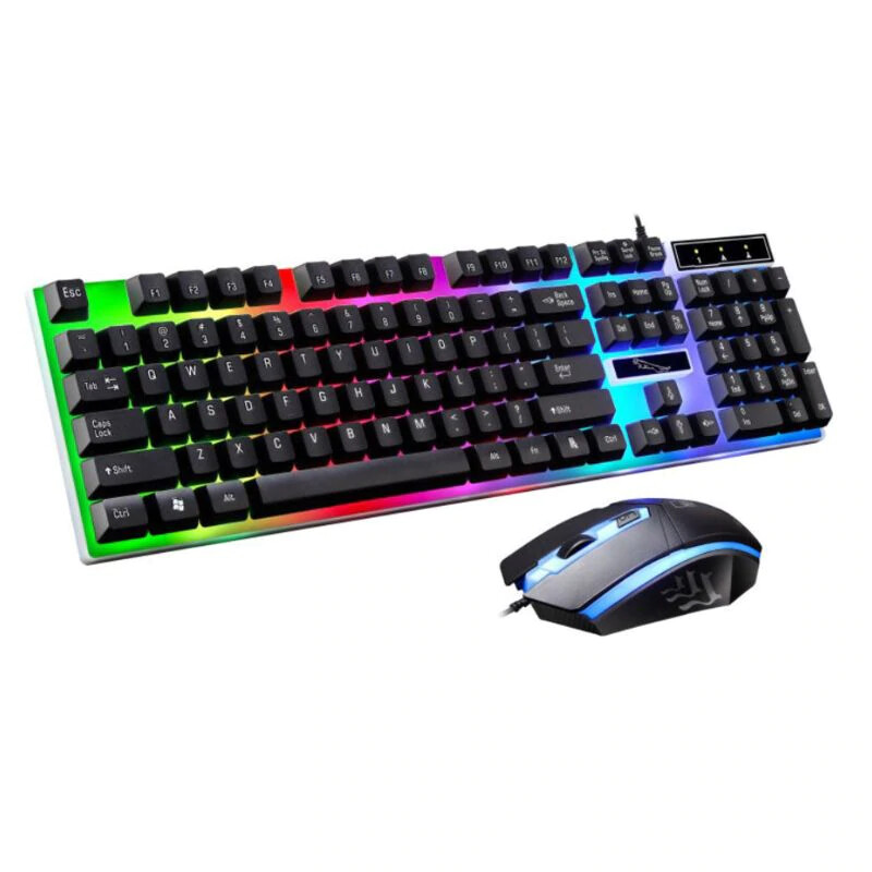 Gaming Desktop Keyboard with Mouse for HP Dell Toshiba Apple Acer PC Computer