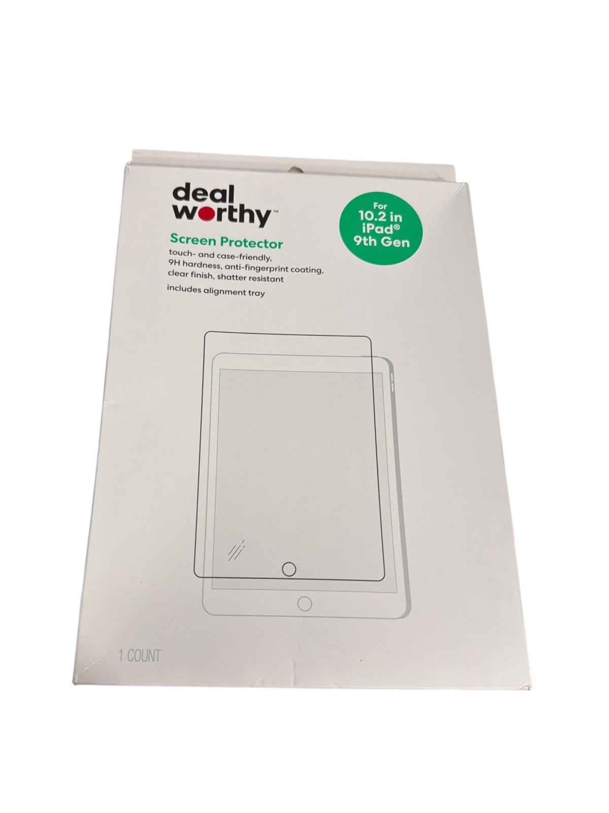 DEAL WORTHY SCREEN PROTECTOR IPAD 9TH GEN 10.2in