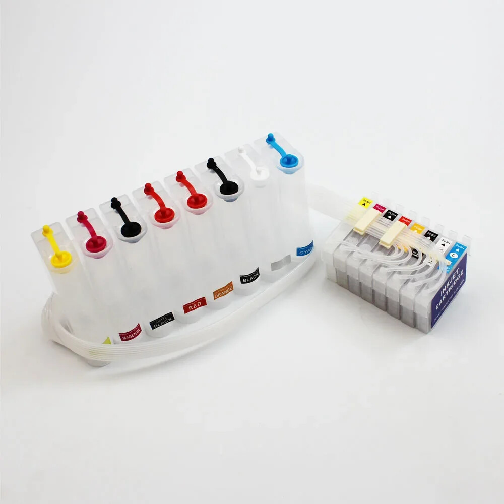 8color ink Supply System without Chip for Eps SureColor P400 P405 P407 Printer