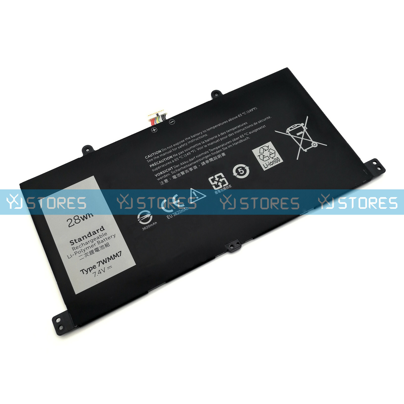 New 7WMM7 Keyboard Battery for Dell Venue 11 Pro D1R74 CFC6C RTY89 CP305193L1