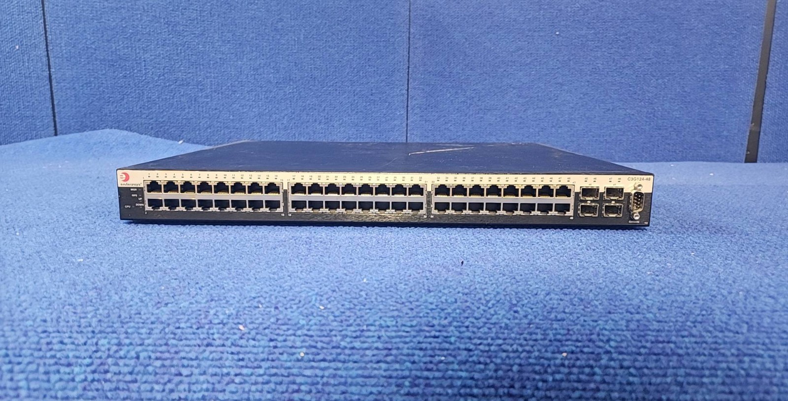 Enterasys SecureStack 48-Port External Managed Network Switch C3G124-48 no cable