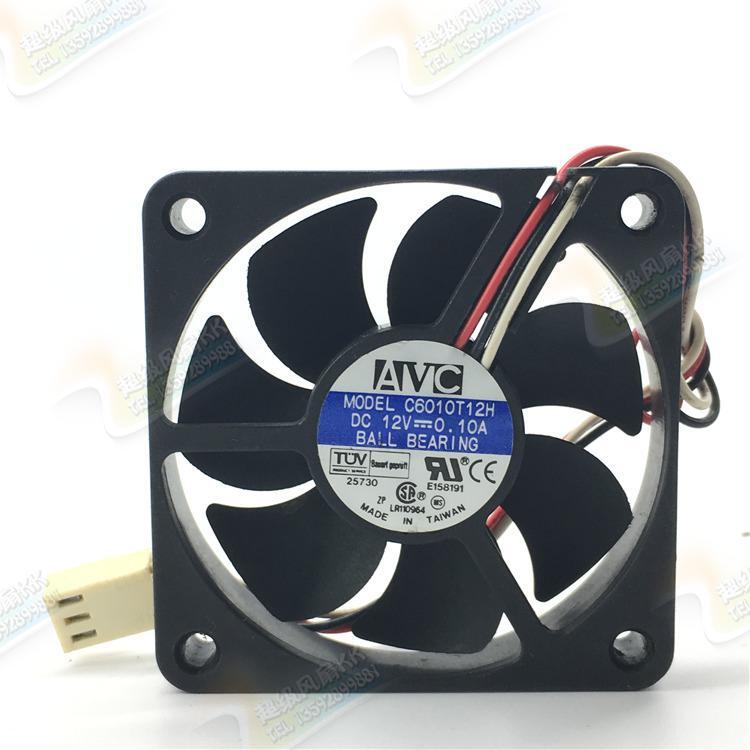 AVC C6010T12H 6010 12V 0.1A 6cm silent cooling fan