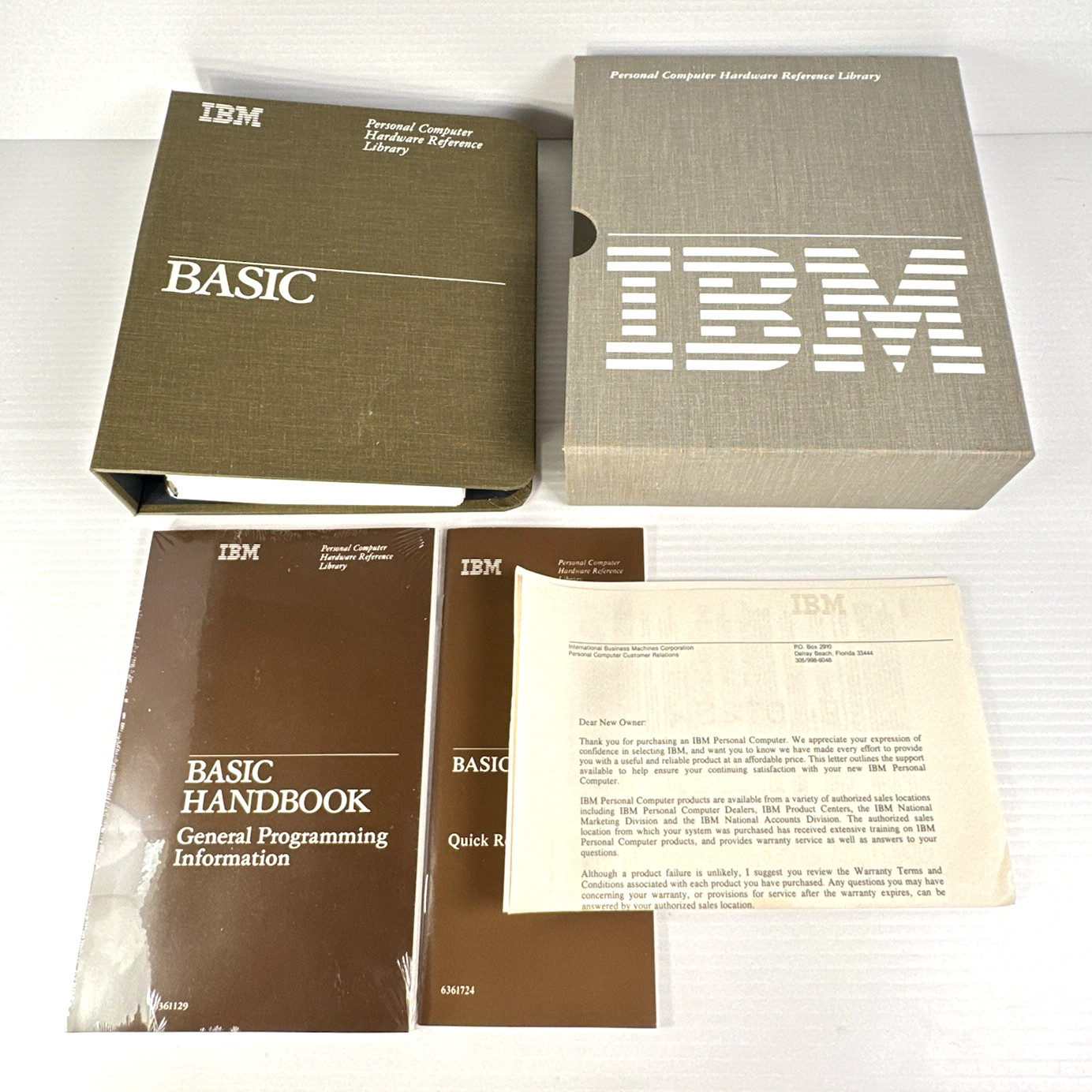 IBM Basic 3.0 Personal Computer Hardware Reference Library Vintage