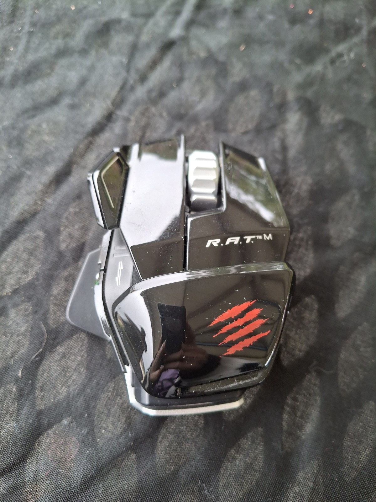 Mad Catz R.A.T. M Wireless Mobile Gaming Mouse Gloss Black - WITH USB RECEIVER