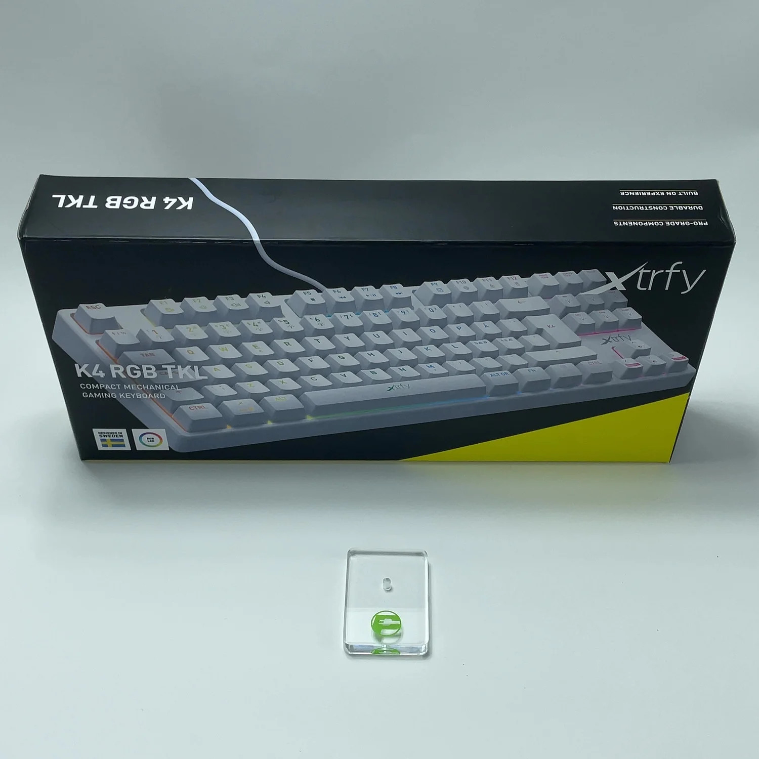 Xtrfy Wired Keyboard White K4 RGB TKL 