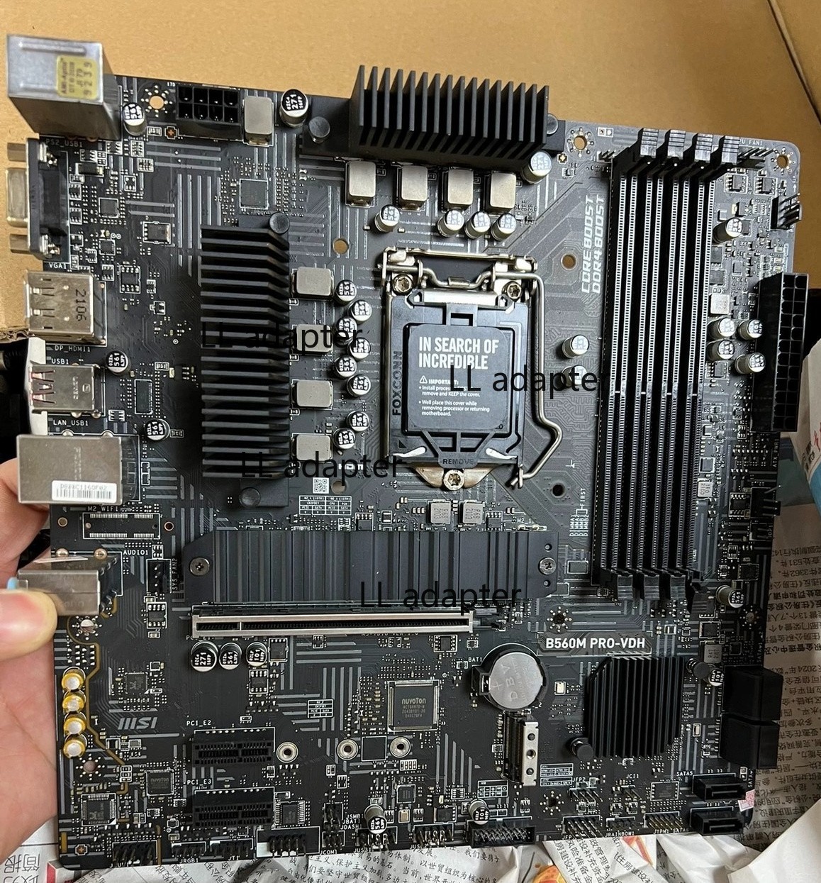 FOR MSI B560M PRO-VDH DDR4*4 LGA1200 128GB Intel Miro-ATX Ｍotherboard Test OK