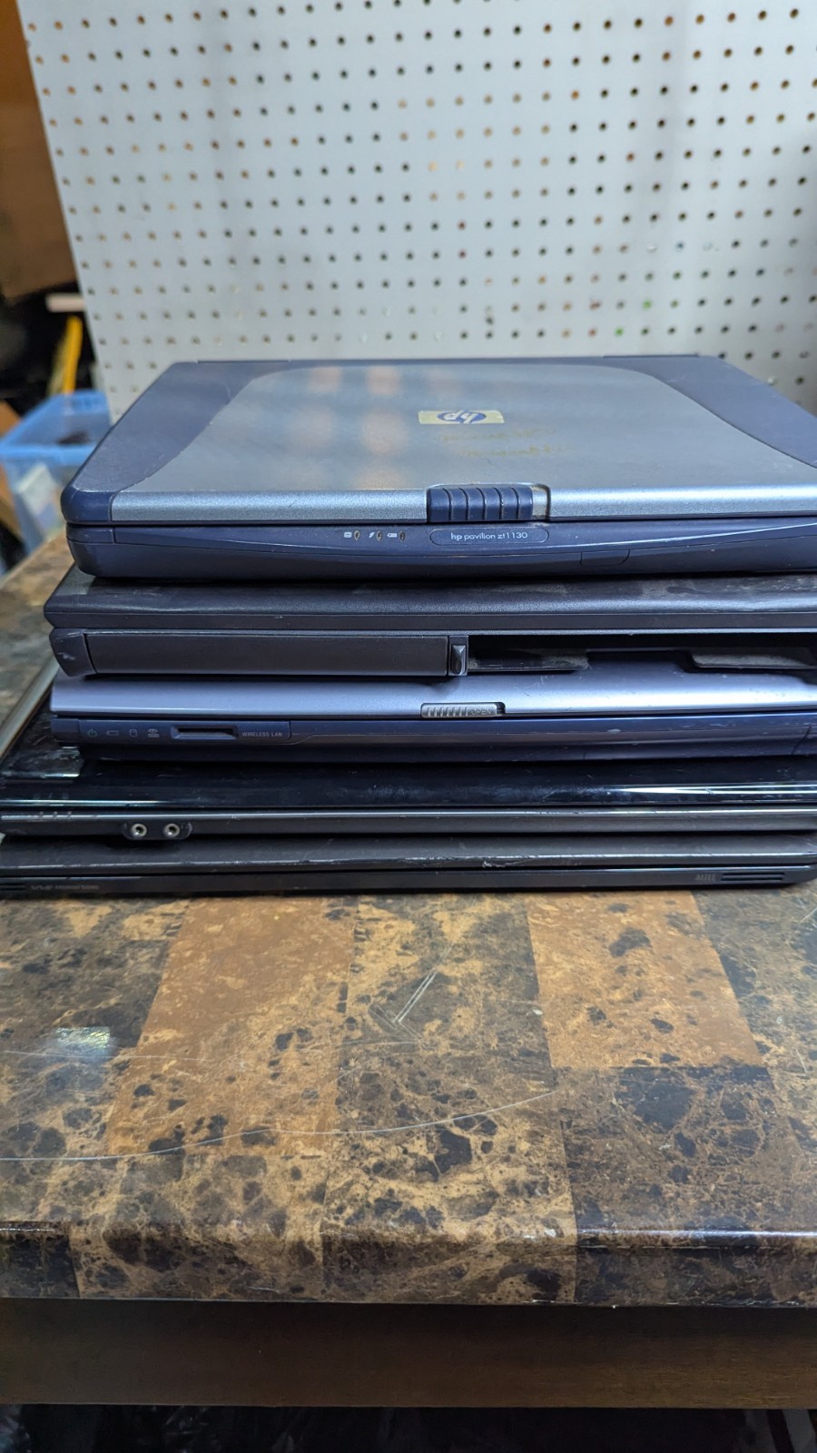 Vintage Laptop Lot Of 5 - Sony, Hp, Compaq Etc. For Parts 