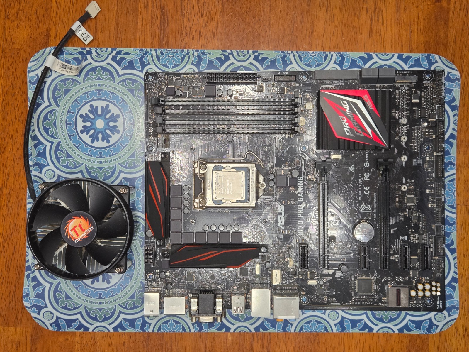ASUS H170 PRO GAMING Motherboard DDR4 with Intel CPU + Thermaltake Fan Block