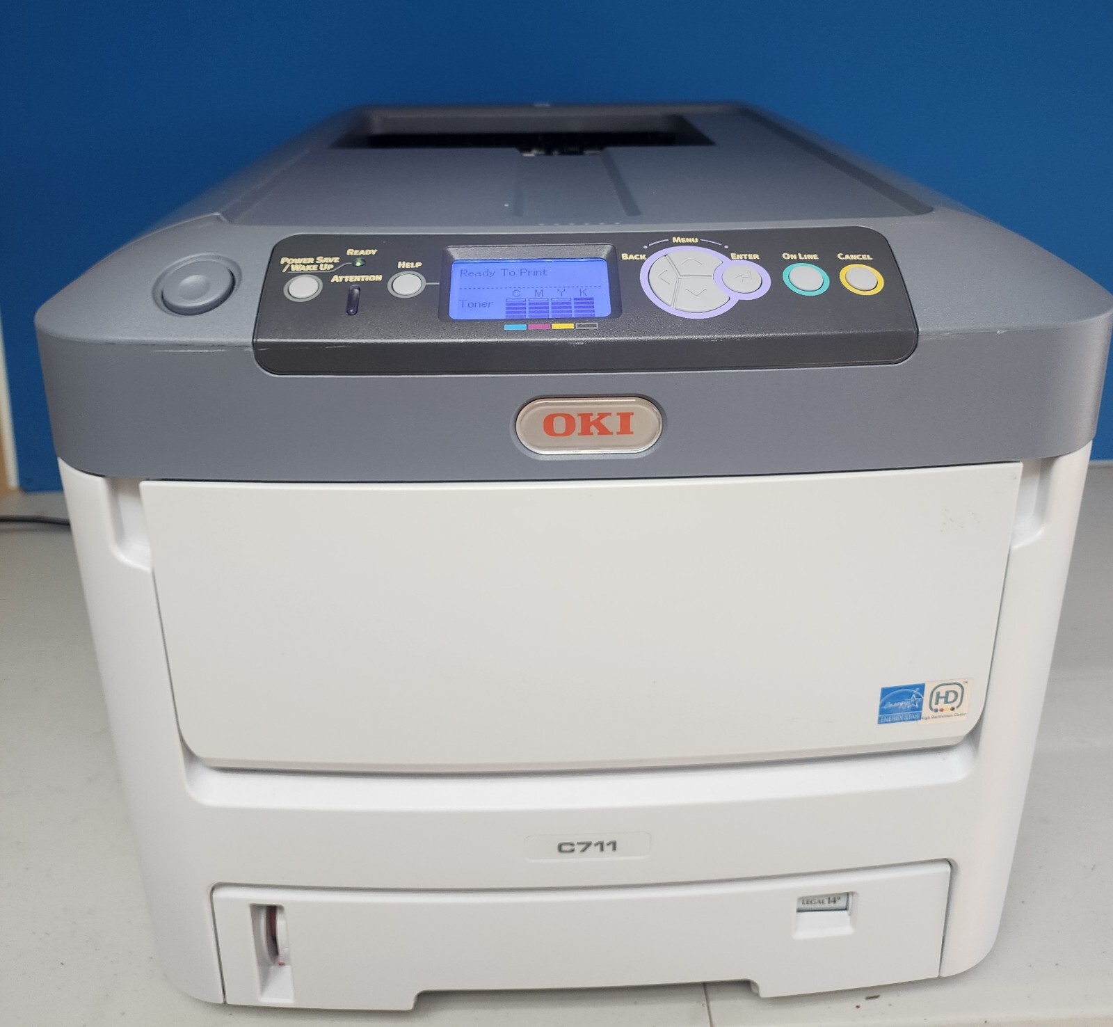 OKI C711 Black Toner Inkjet Digital Laser Printer Bundle Original White Cartrid