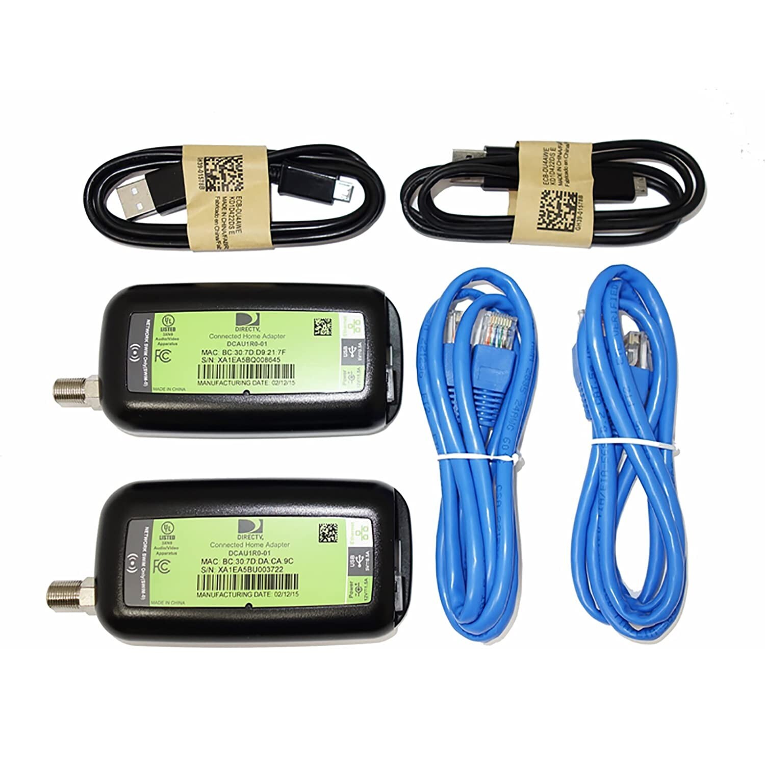 2 Pack - DIRECTV Broadband Deca Ethernet to Coax Adapter - Third Generation (...