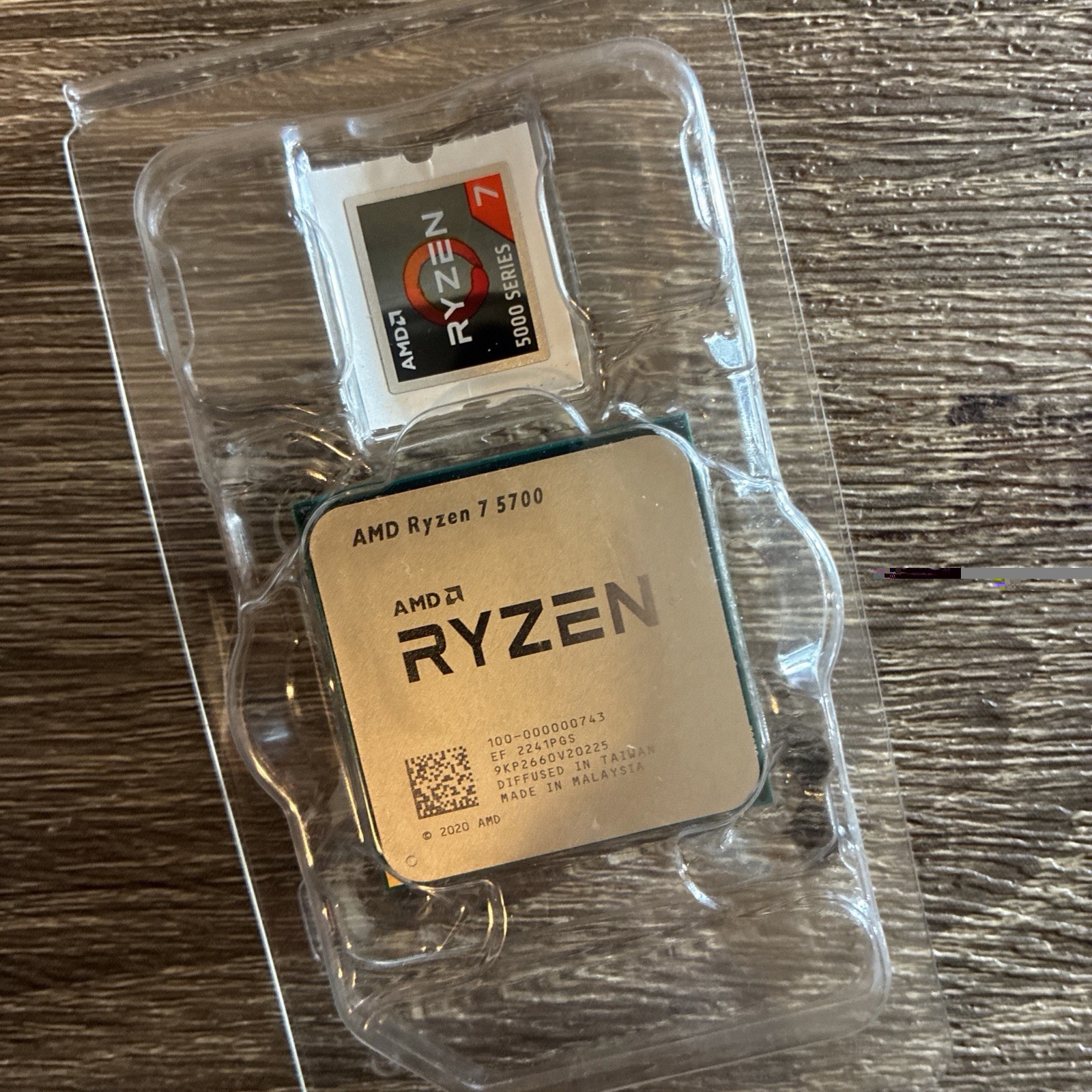 AMD Ryzen 7 5700 3.70GHz 8 Core 100-000000743 16 Thread AM4
