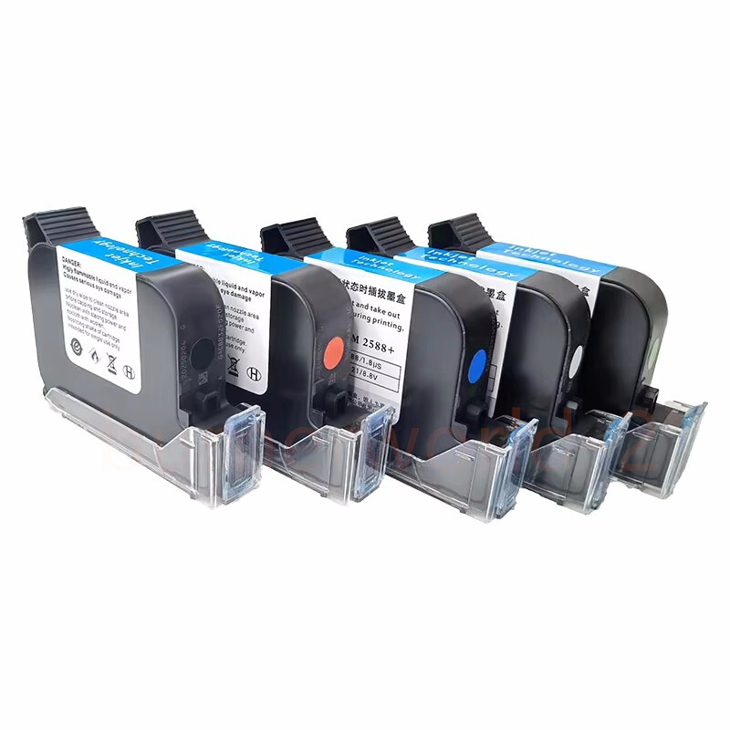 Black/Red/Green/Blue Universal Ink Cartridge for 12.7 mm Handheld Inkjet Printer