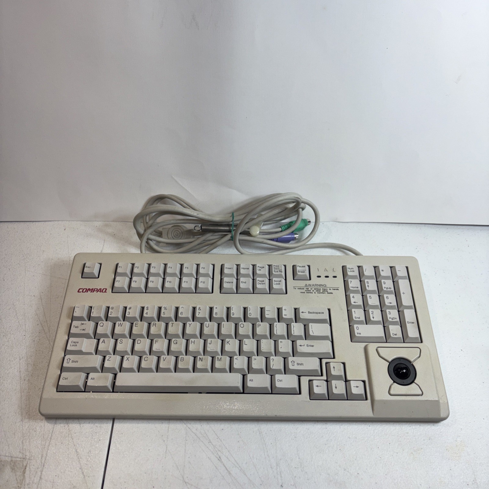 Vintage Compaq MX 11800 Mechanical Keyboard Trackball
