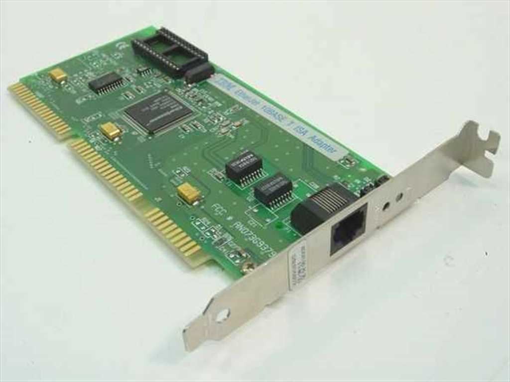 IBM 73G9721 EtherJet 10BASE-T ISA Network Adapter Card EtherStreamer 73G9378