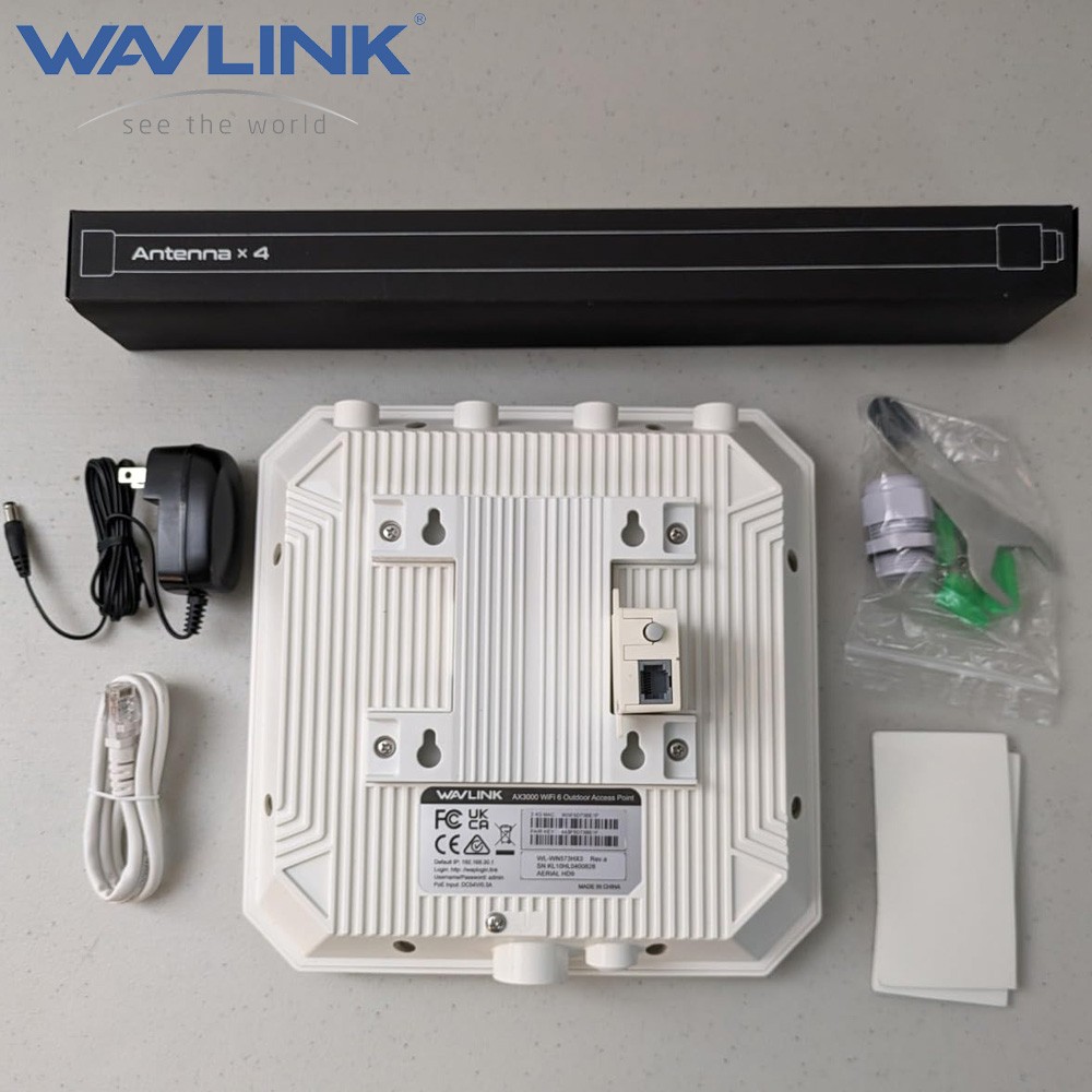 WAVLINK AX1800 Outdoor WiFi 6 Extender Wireless WiFi 6 Router AP Signal Booster