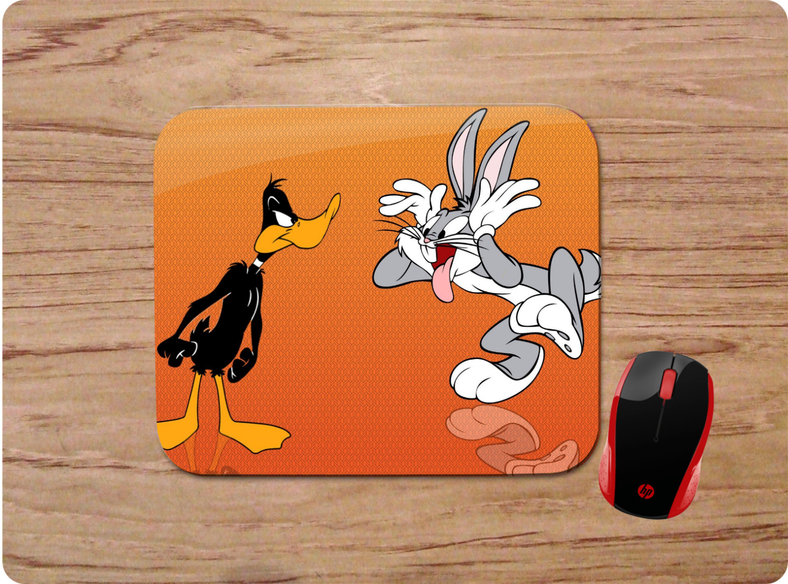 BUGS BUNNY DAFFY DUCK CUSTOM MOUSE PAD GAMING COMPUTER HOME OFFICE 