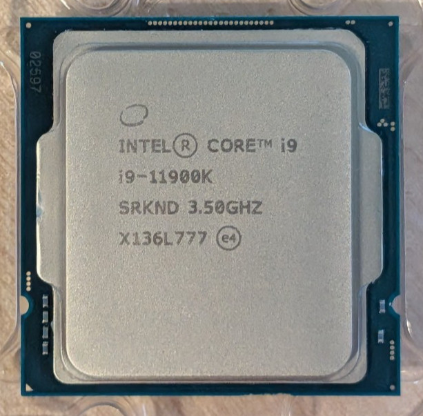 Intel Core i9-11900K 3.5GHz 8-Core 16 Thread LGA 1200 11th Gen Desktop CPU SRKND