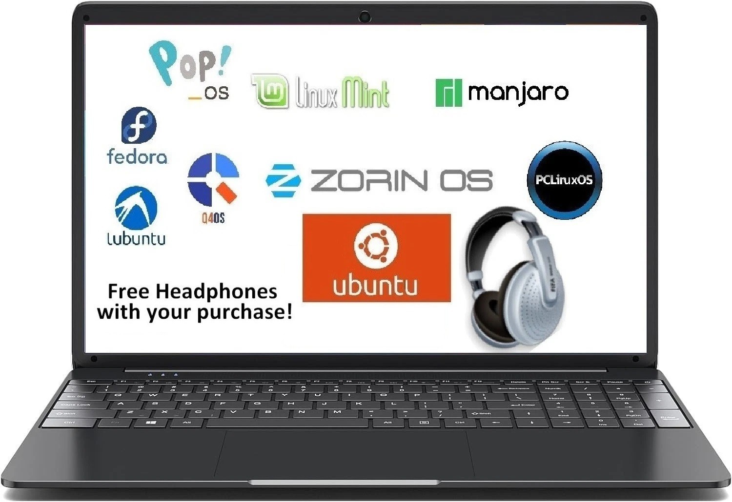 Naclud 15.6" 8GB 256GB Windows/Android/Linux/GoogleTV* Office 2024*