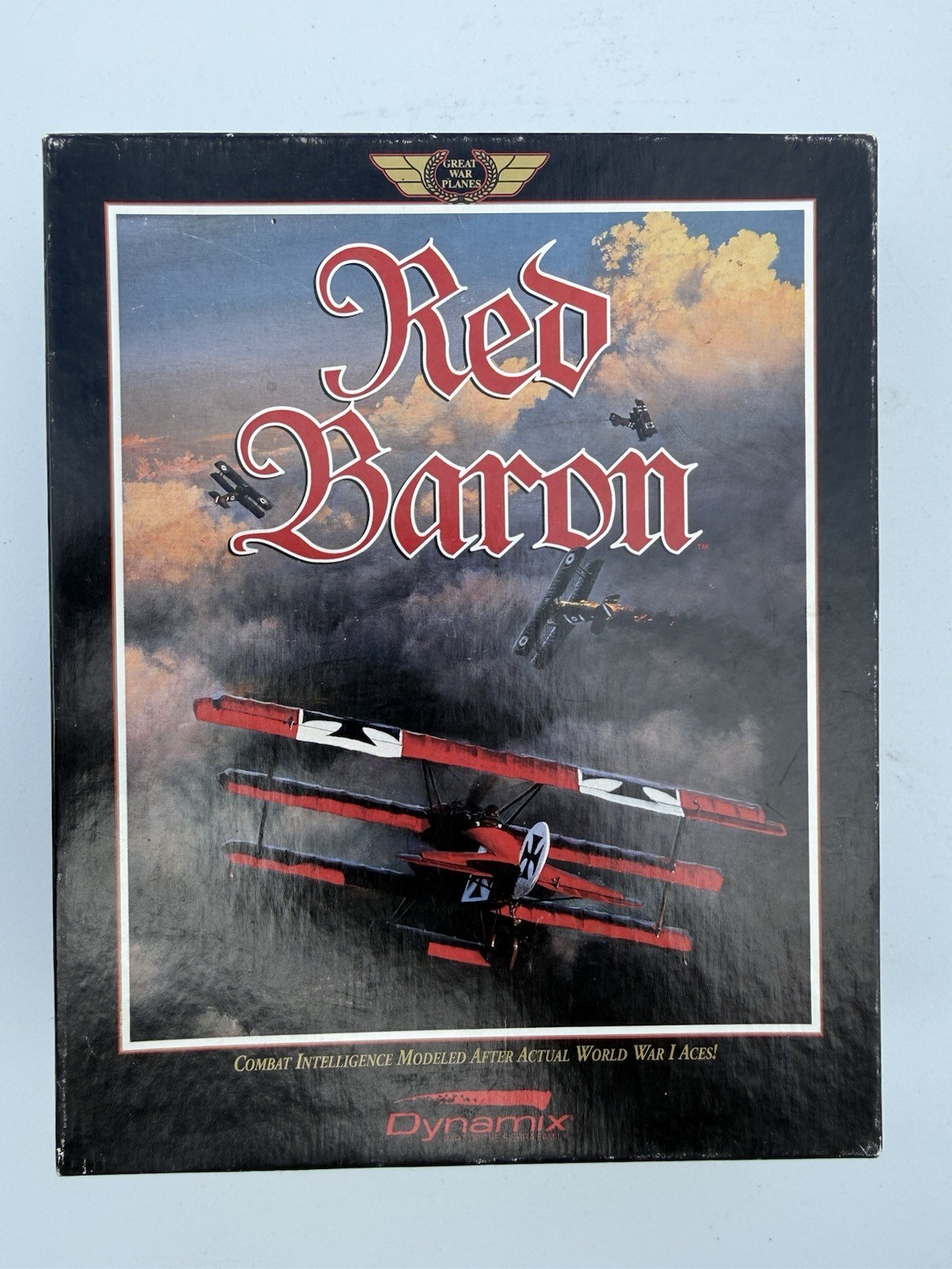 Dynamix Red Baron Vintage PC Game Manuals, Floppy Disks & Reference Sheets