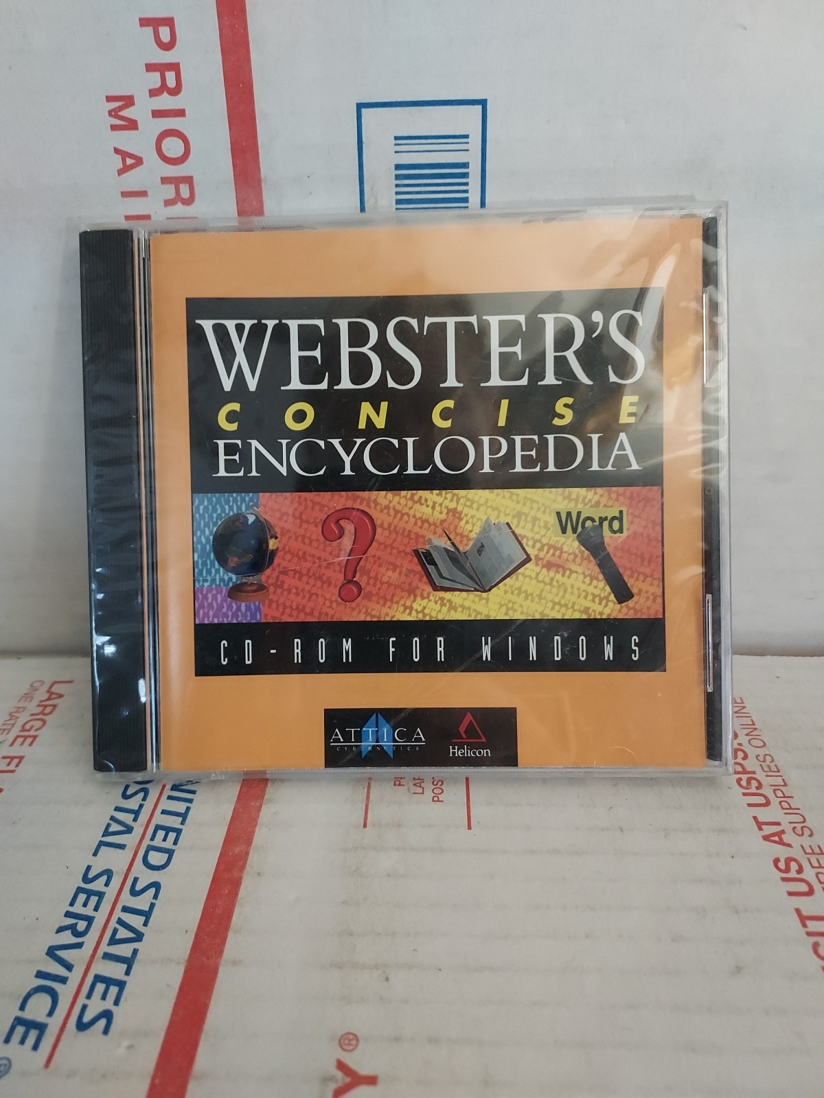 New Sealed Vintage 1994 Webster's Concise Encyclopedia (CD PC) Used - #163