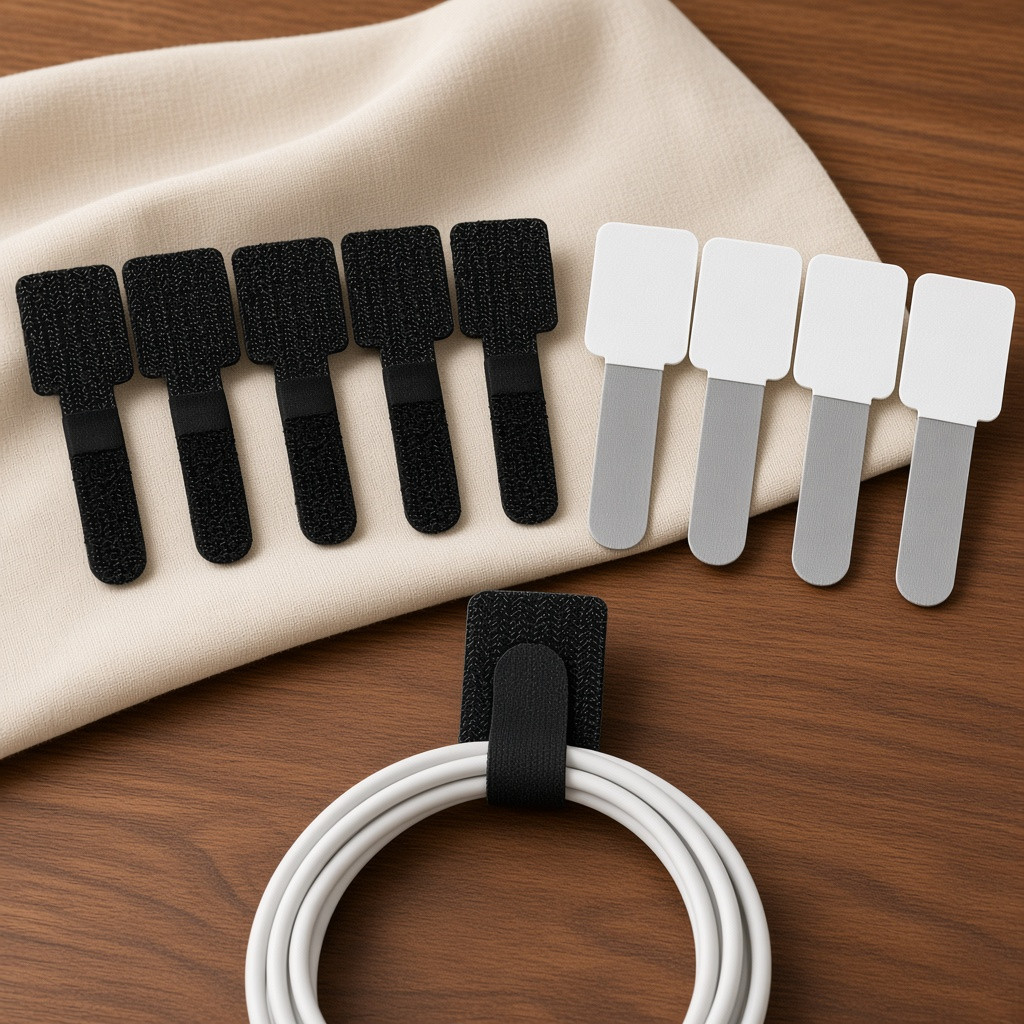 New Reusable Cable Ties Ties Self-Adhesive Power Cord Cable Holder Adjustable
