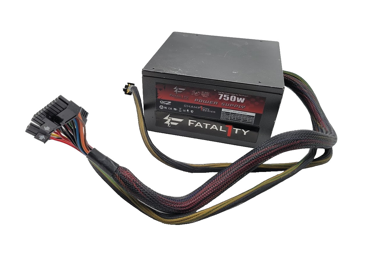 OCZ Fatal1ty OCZ750FTY Champ1on Series Gaming Computer Modular 750W Power Supply