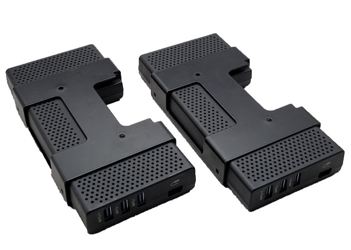 Lot of 2 Humanscale M/Connect 2 MC2-BT Docking Module w/ Mounts 