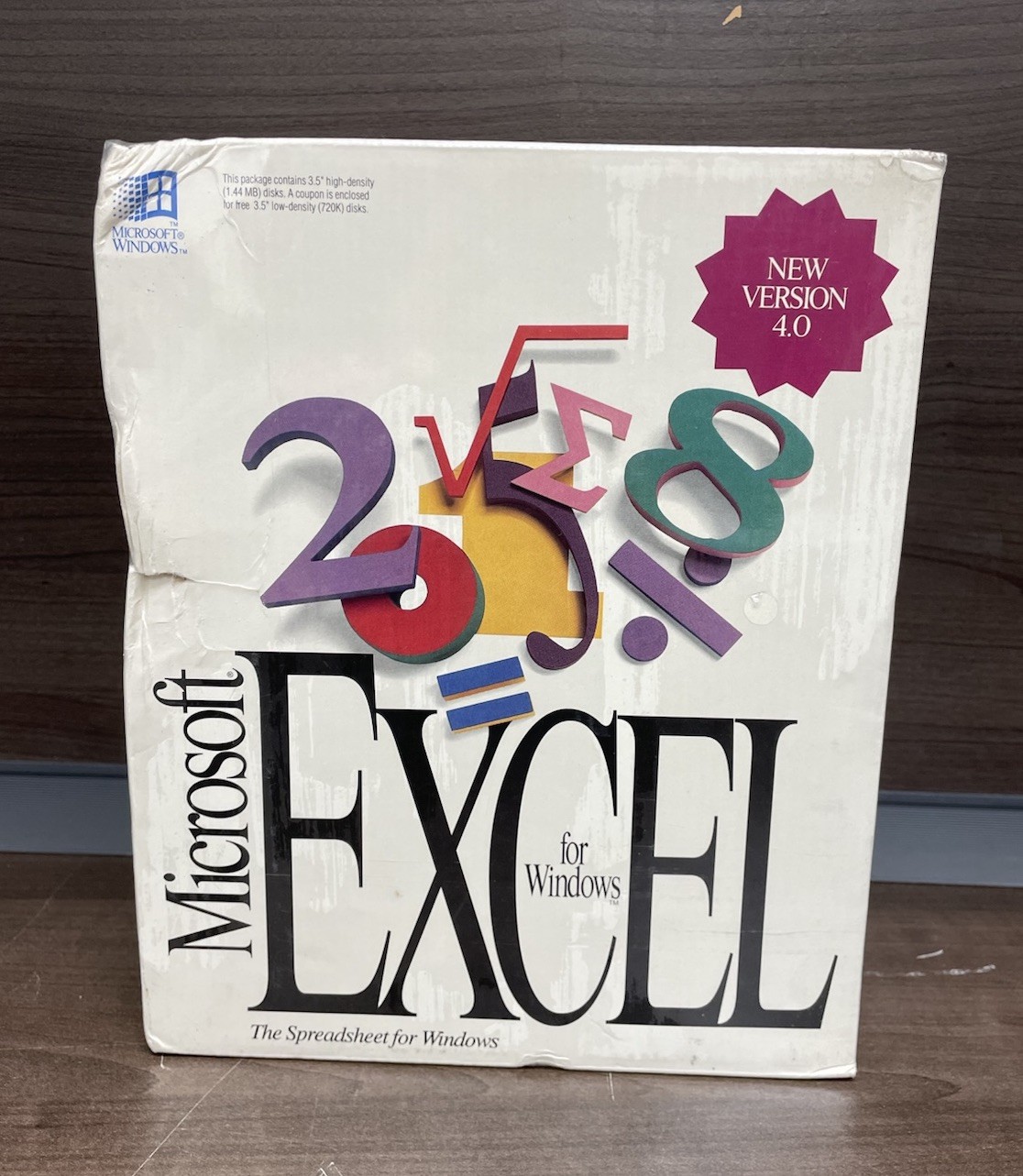Microsoft Excel 4.0 Windows Box Set Promo Sample