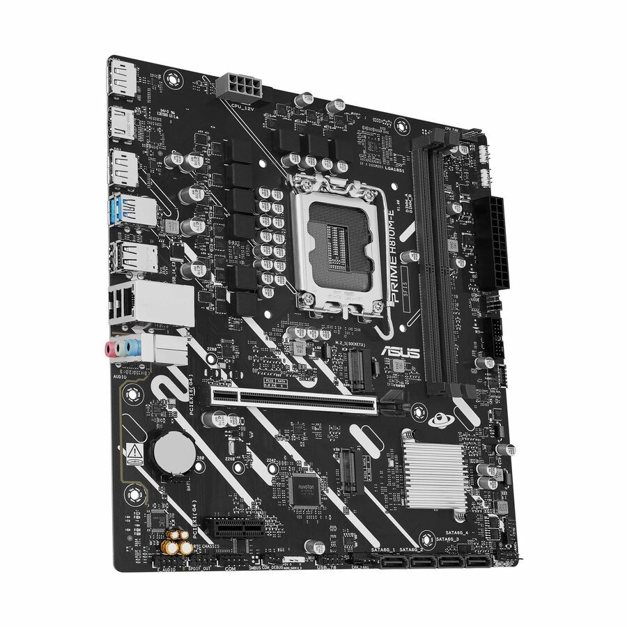 ASUS PRIME H810M-E-CSM H810 Chipset LGA-1851 Micro ATX Motherboard Core Ultra