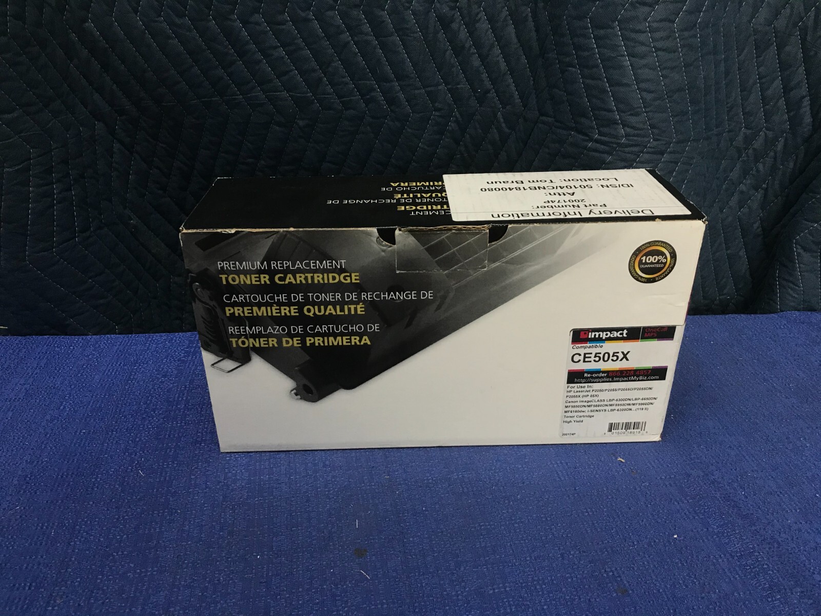 CE505X Premium High Yield Replacement Toner Cartridge for CE505X HP 05X Black