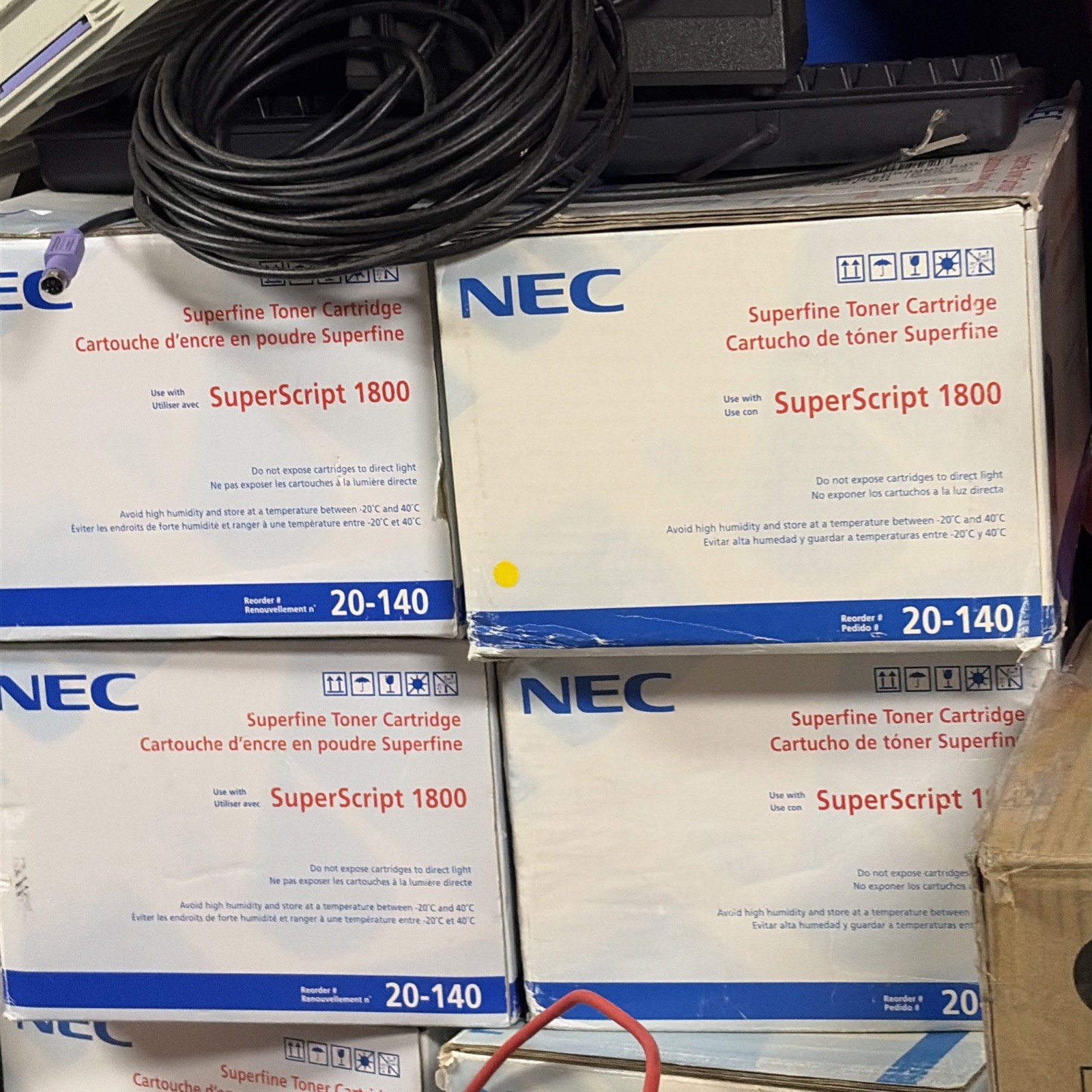 New  Genuine NEC SuperScript 1800 Printer black Toner  20-140 