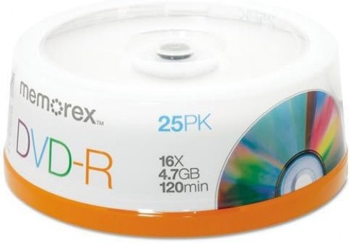 Memorex 16X DVD-R 4.7GB (Logo Top) Lot