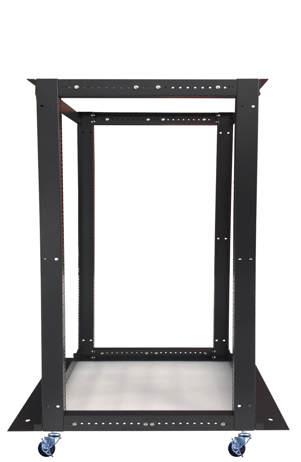 Sysracks 27U 4 Post Open Frame 19" Network Server Rack Adjustable Depth 24"-37" 