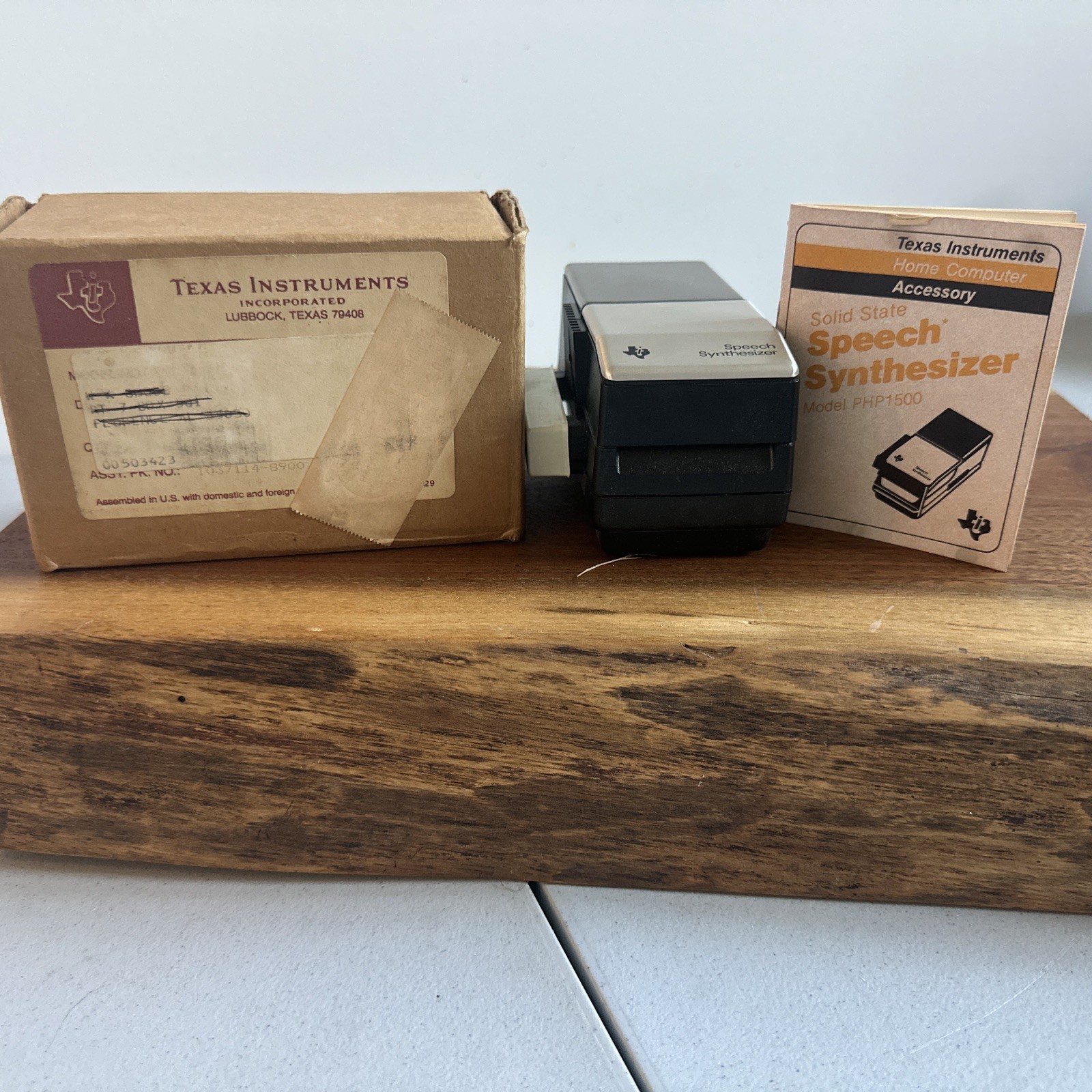 Texas Instruments TI-99/4A Vintage Speech Synthesizer PHP1500 