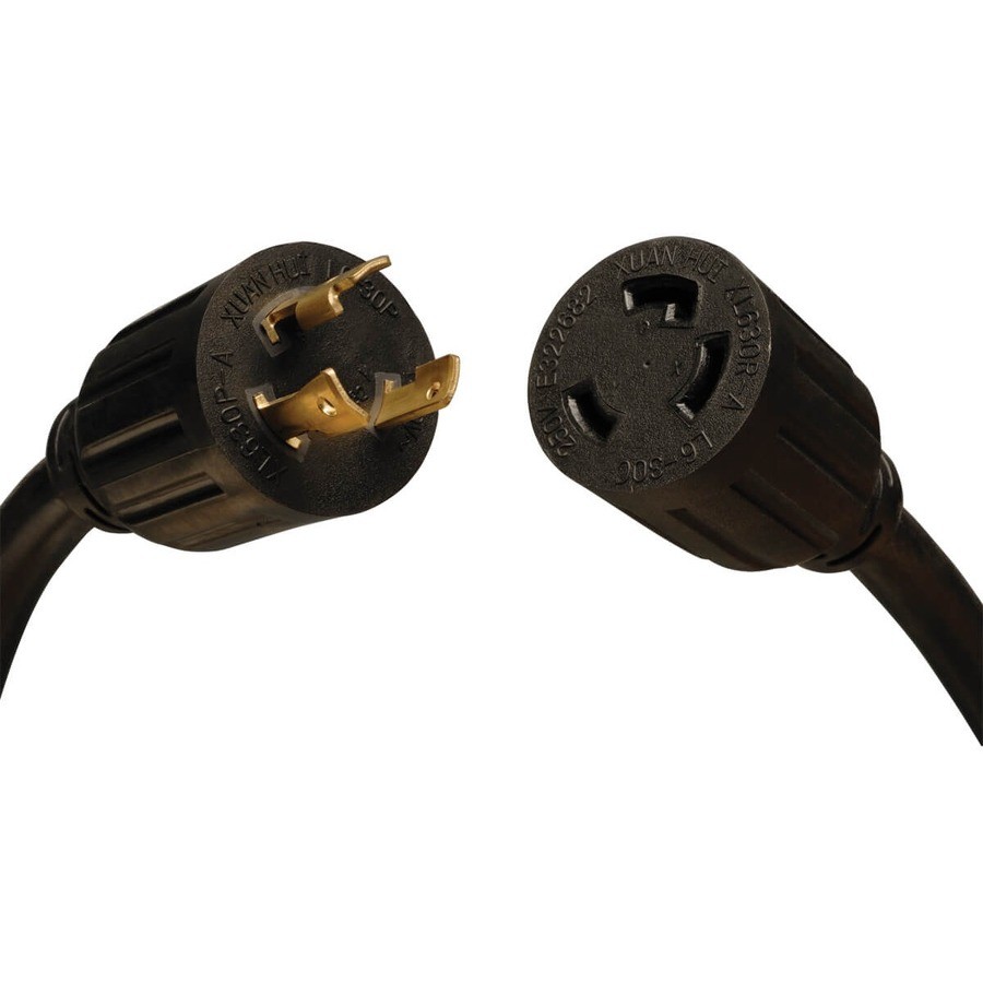 Tripp Lite 8ft Heavy-Duty Power Extension Cord (NEMA L6-30P to NEMA L6-30R)