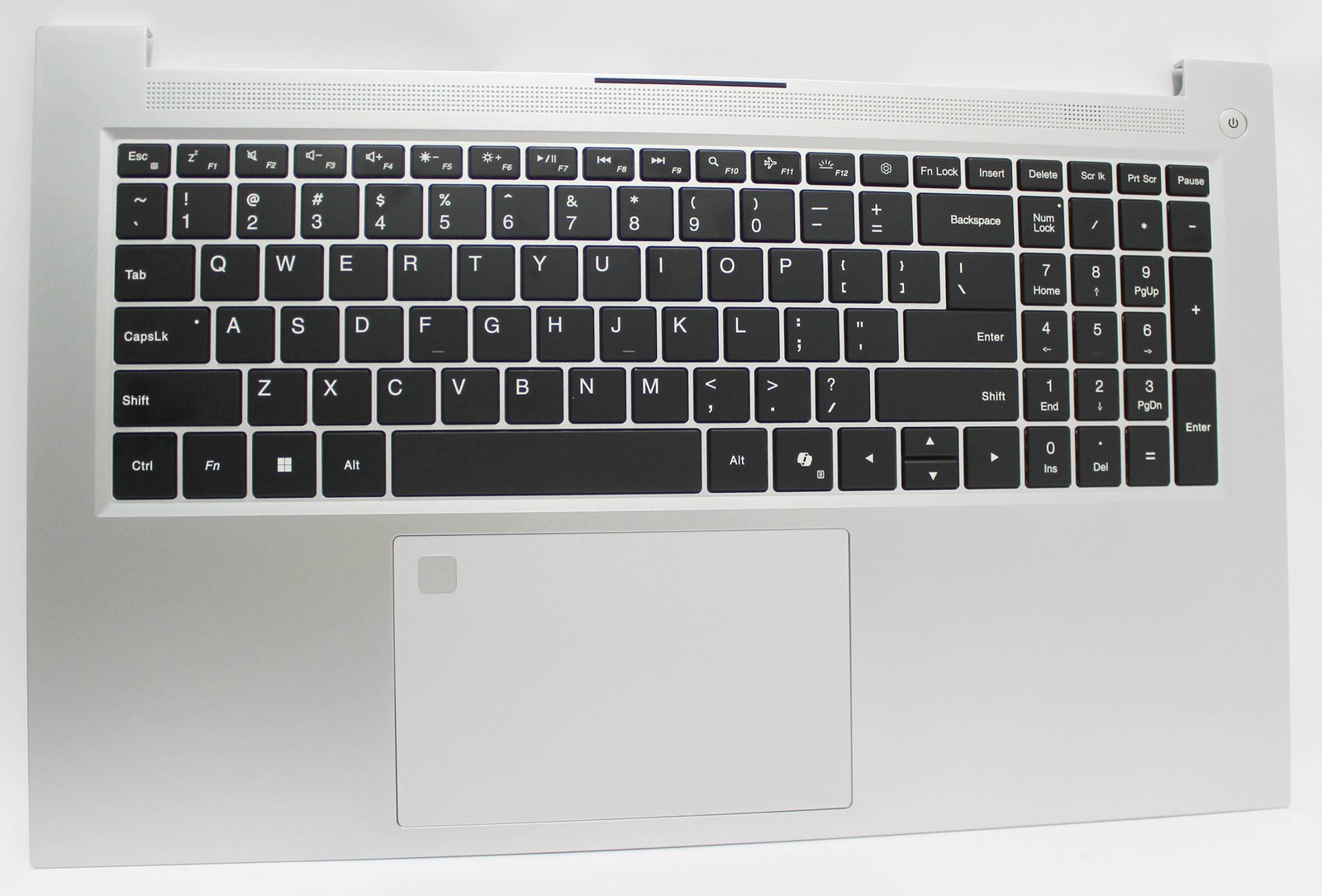 GWNR5L1746-PALMR GATEWAY PALMREST W/KB BL SILVER FOR GWNR5L1746 "GRADE A"