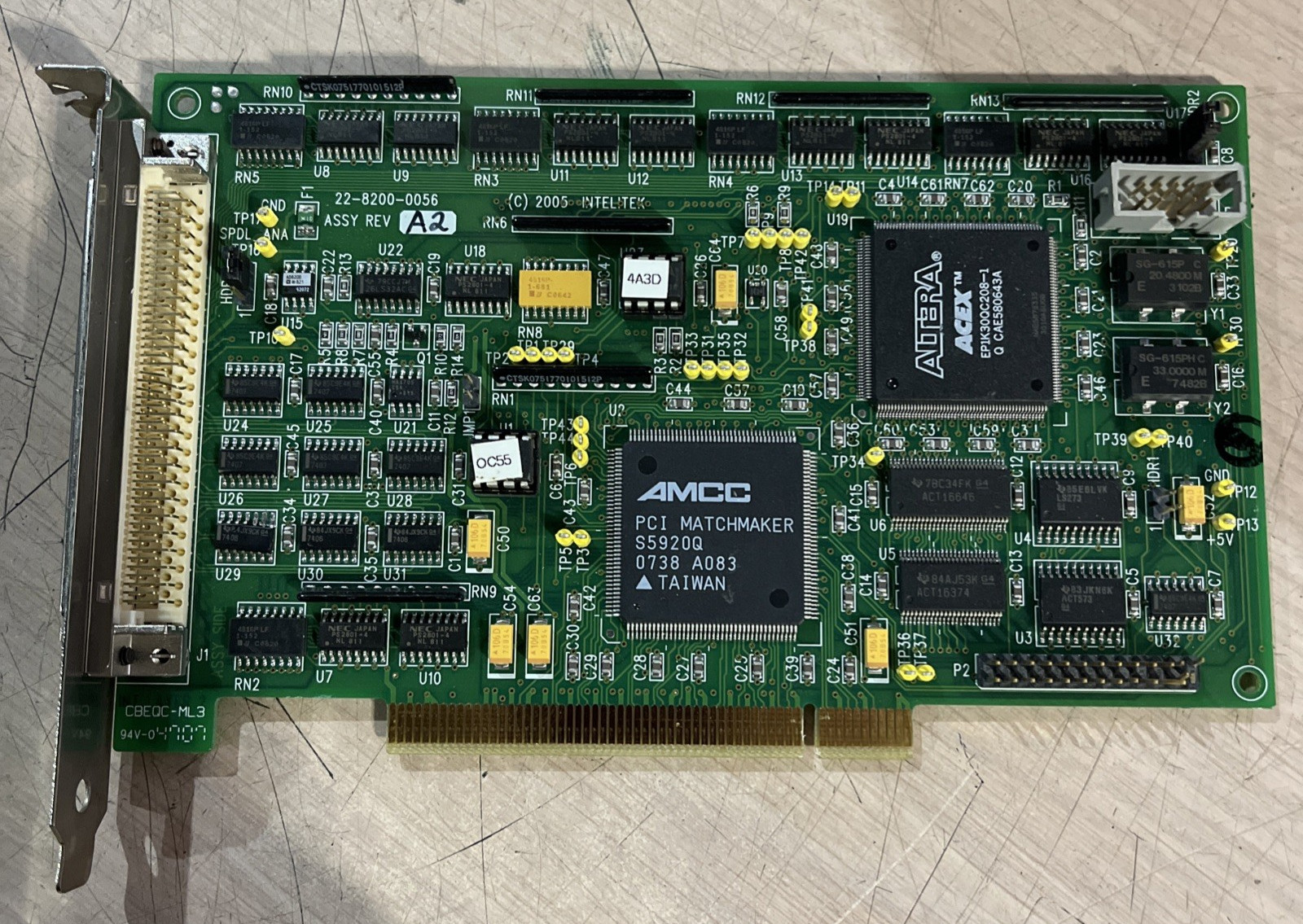 INTELITEK 32-8200-0056 PCI CNC CONTROL CARD PROLIGHT